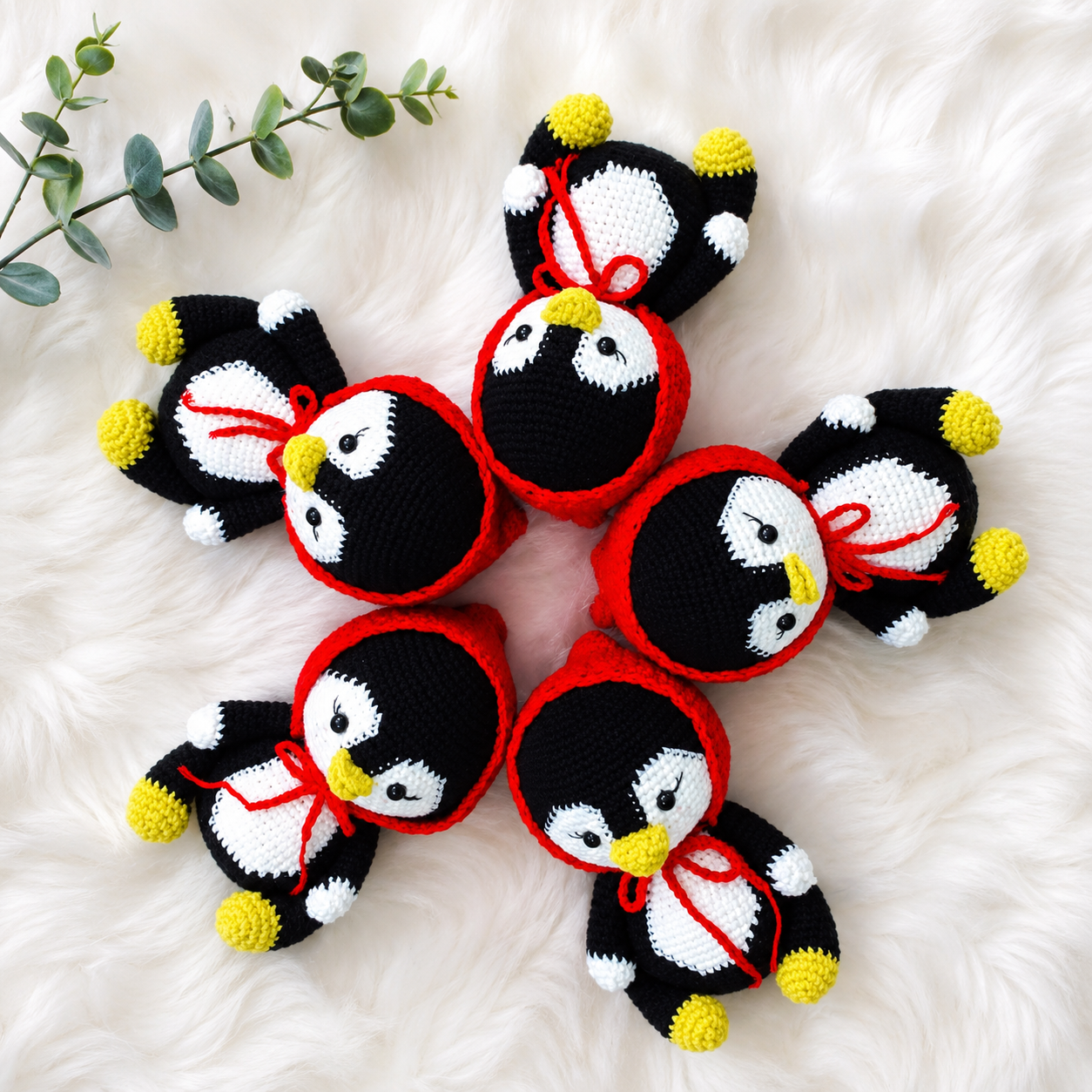 Cute Handmade Penguin Doll – Crochet Amigurumi Penguin – Unique Gift for Penguin Lovers