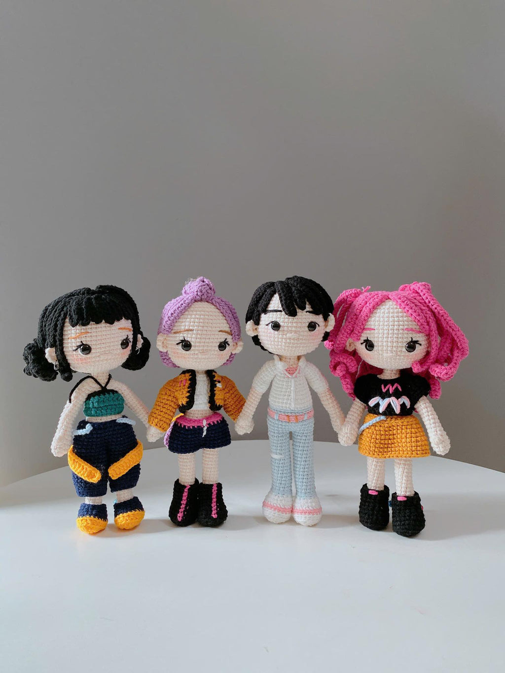 Handmade Crochet Doll – Cute Amigurumi Kpop Gift