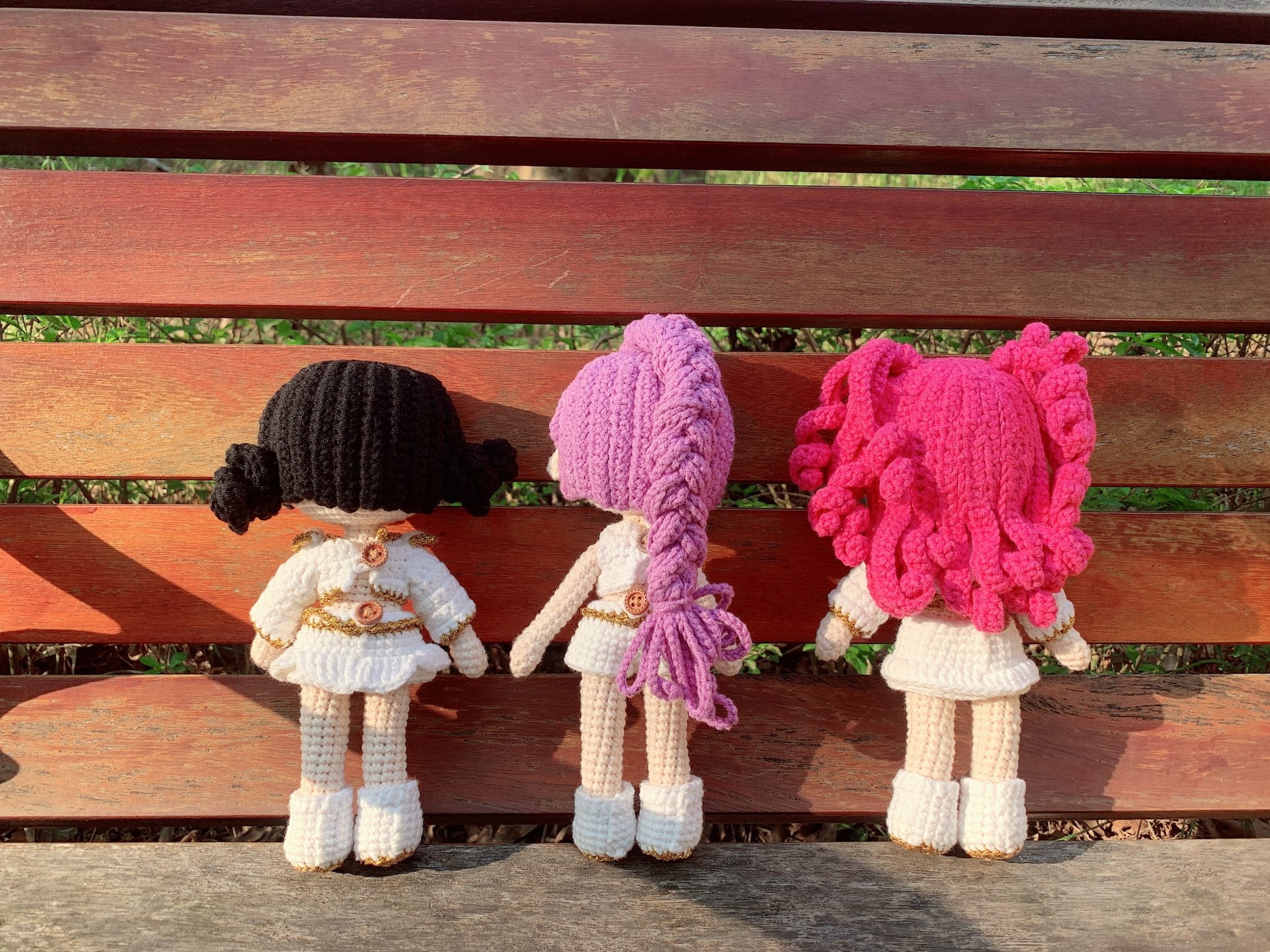 K-pop Demon Hunter Girl Crochet Doll | Handmade Fantasy Idol Style Doll
