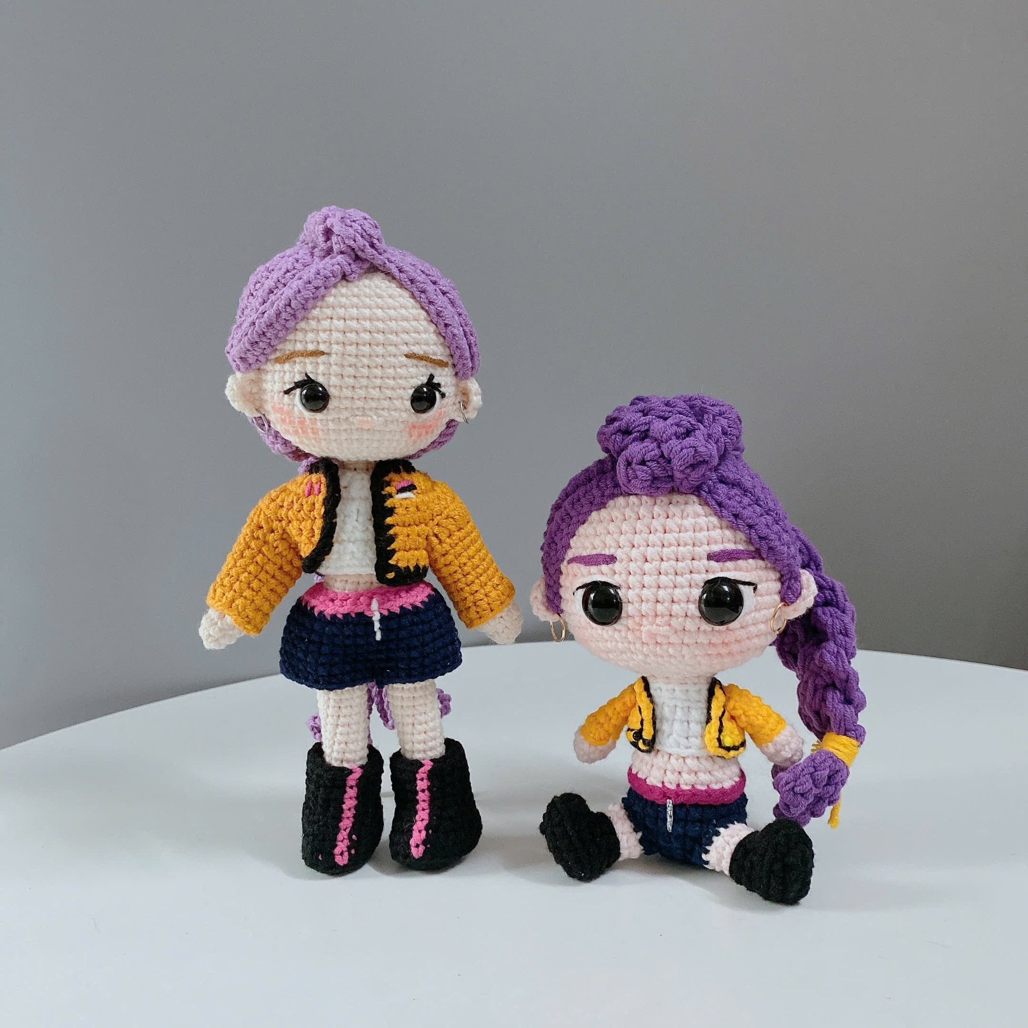 Handmade Crochet Doll – Cute Amigurumi Kpop Gift