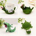Crochet Lizard Coaster – Handmade Gecko Mug Rug for Reptile Lovers