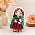 Handmade Crochet Virgin Mary Doll