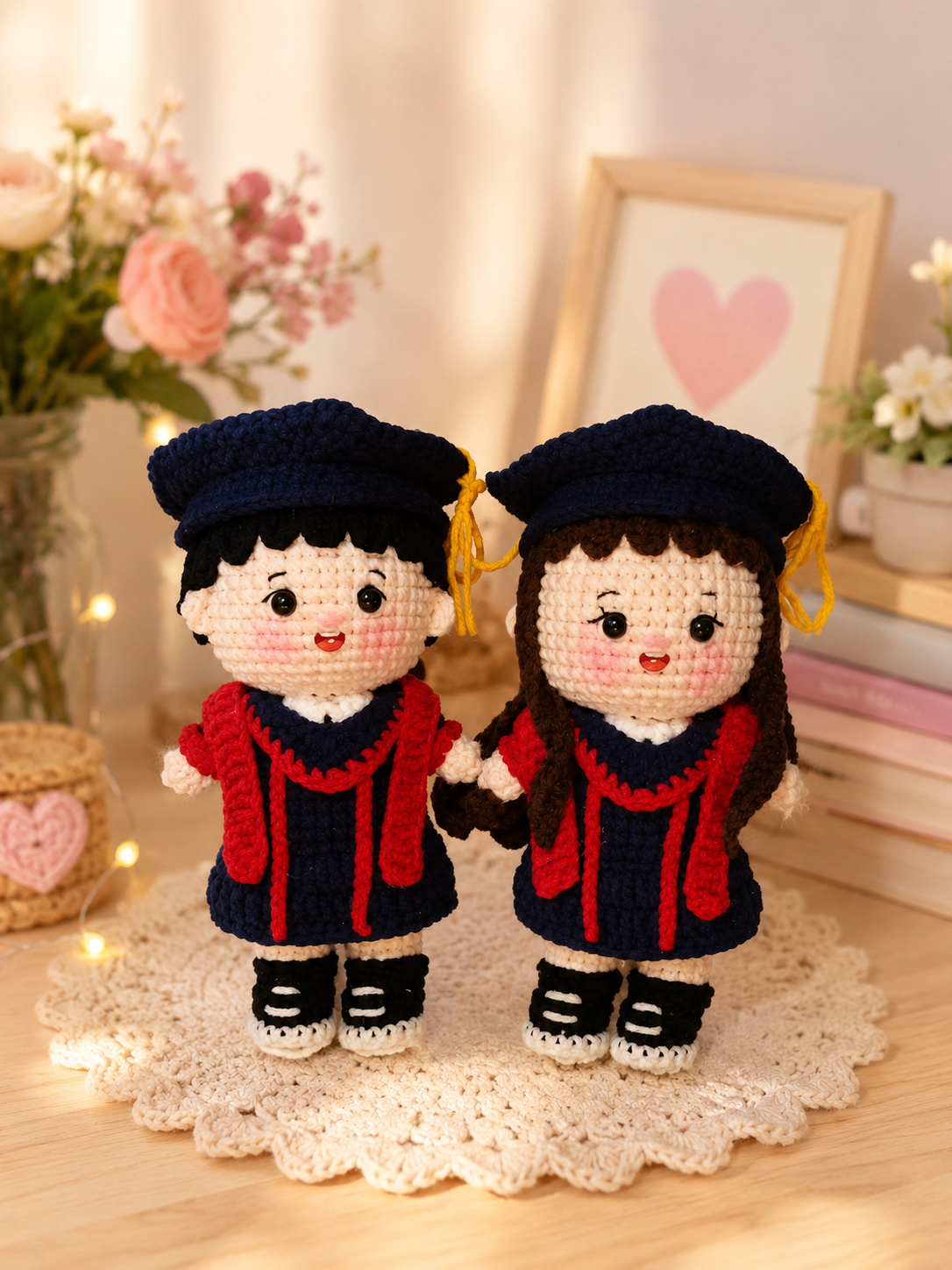 Cute Crochet Graduation Doll 🎓 | Handmade Amigurumi Gift for Students