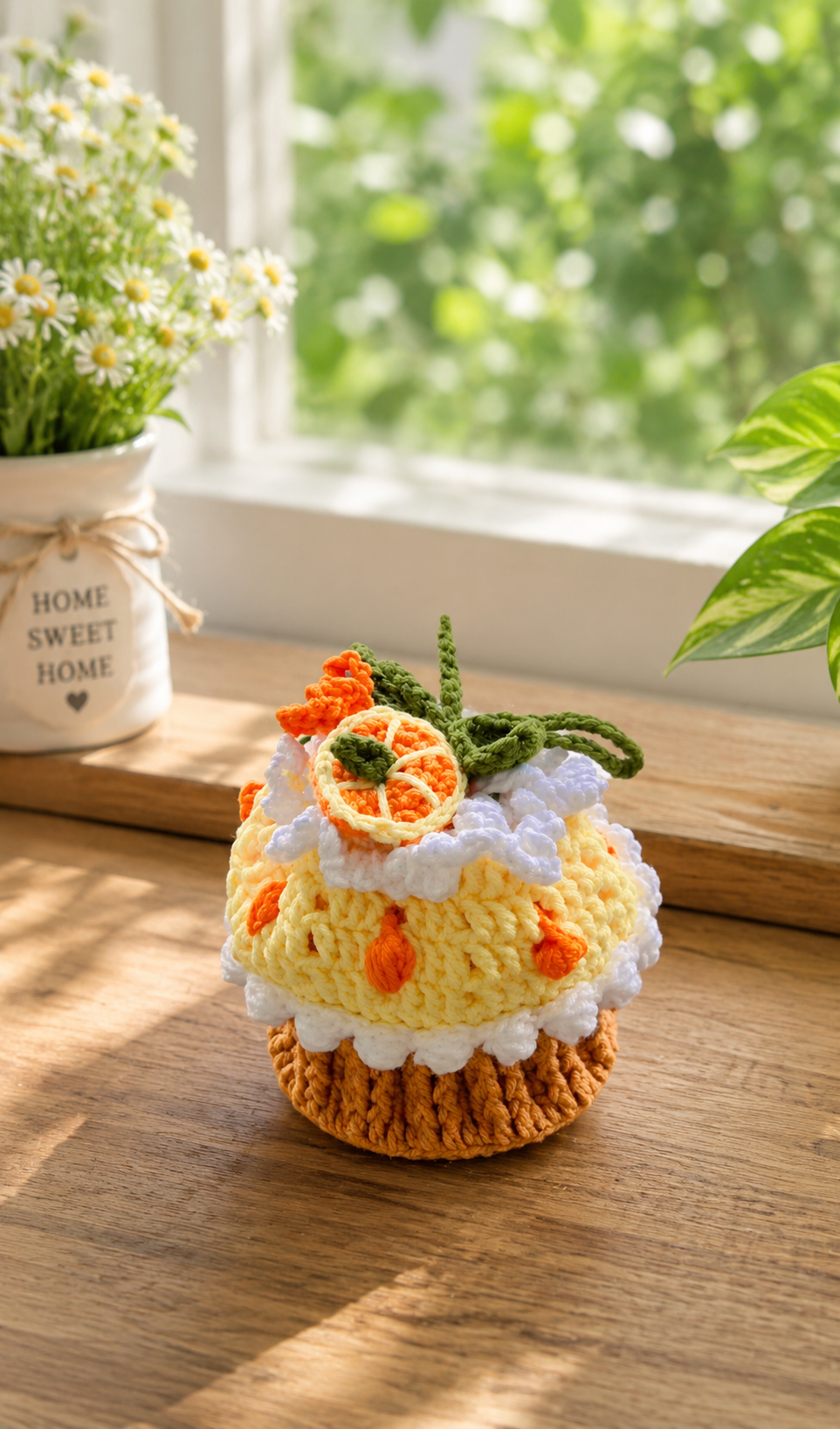 Handmade Crochet Mesh Water Bottle Bag – Fruit, Flower & Animal Designs