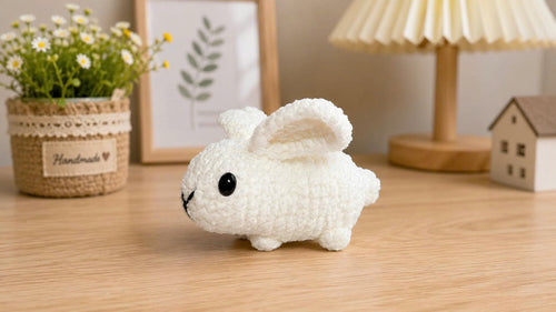 Crochet Bunny Plush | Handmade Amigurumi Rabbit – Available in Multiple Colors