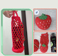 Handmade Crochet Mesh Water Bottle Bag – Fruit, Flower & Animal Designs