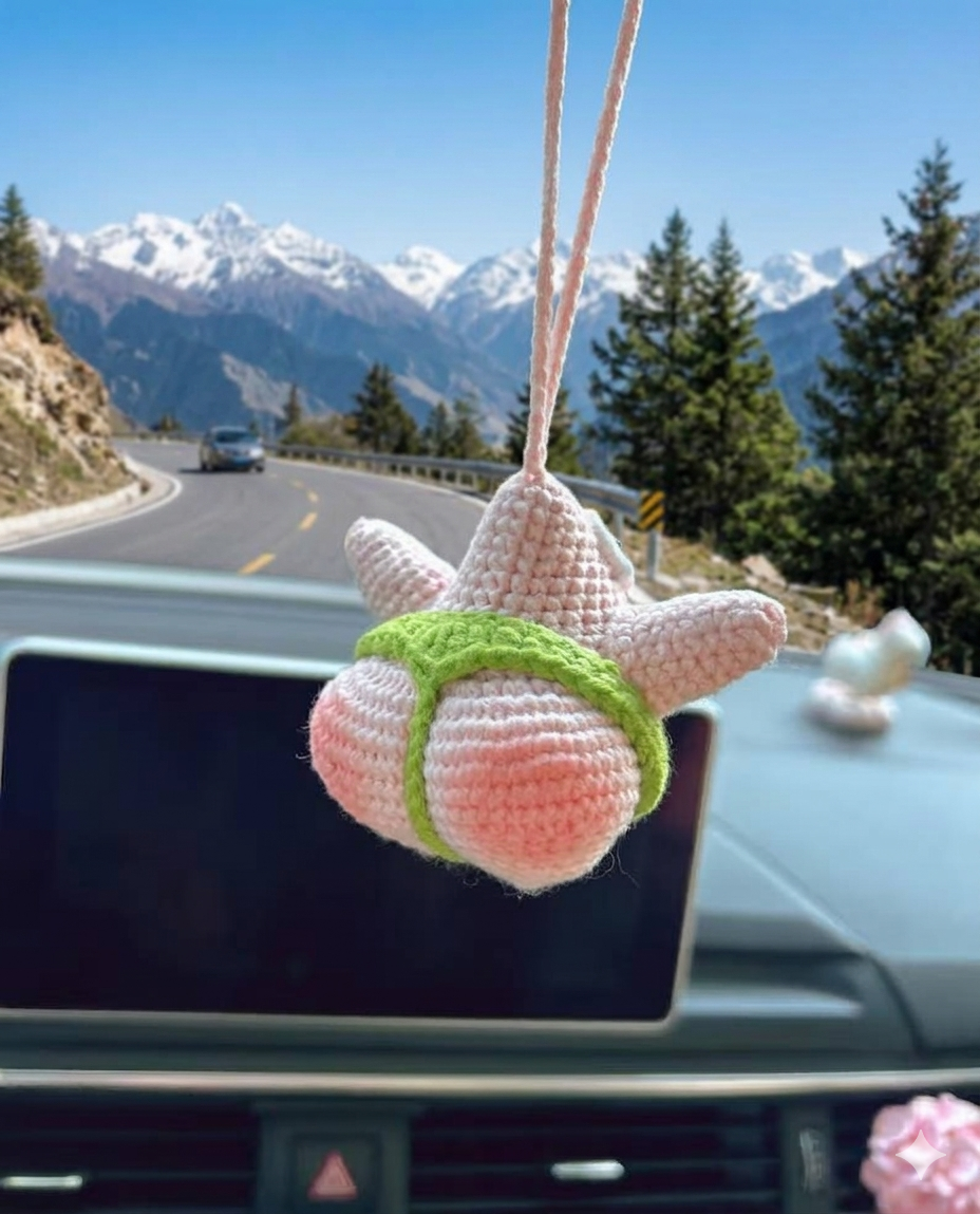 Funny Crochet Patrick Star Plush Toy - Thicc Patrick Amigurumi Keychain - Rude Butt Crochet Doll - Hilarious Gamer Gift, Spongebob Fan Art