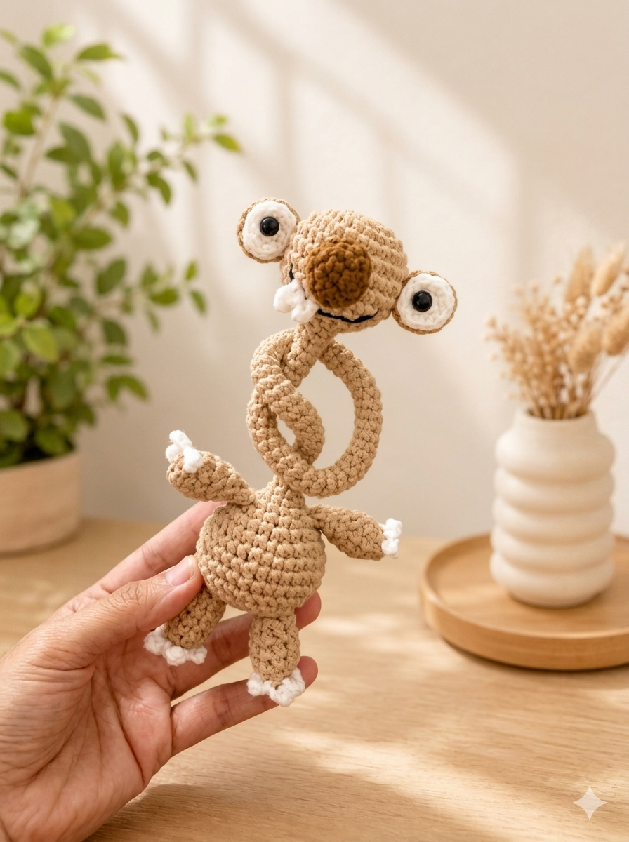 Adorable Handmade Crochet Bellsprout Inspired Plush | Cute Amigurumi Gift & Collectible