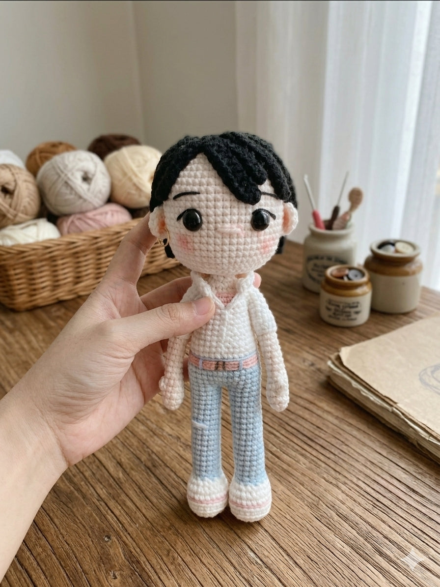 Handmade K-Pop Inspired Crochet Dolls | Cute Amigurumi Idol Plush Collection