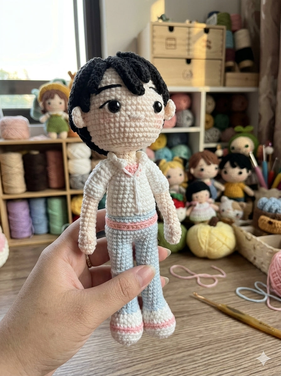 Handmade K-Pop Inspired Crochet Dolls | Cute Amigurumi Idol Plush Collection