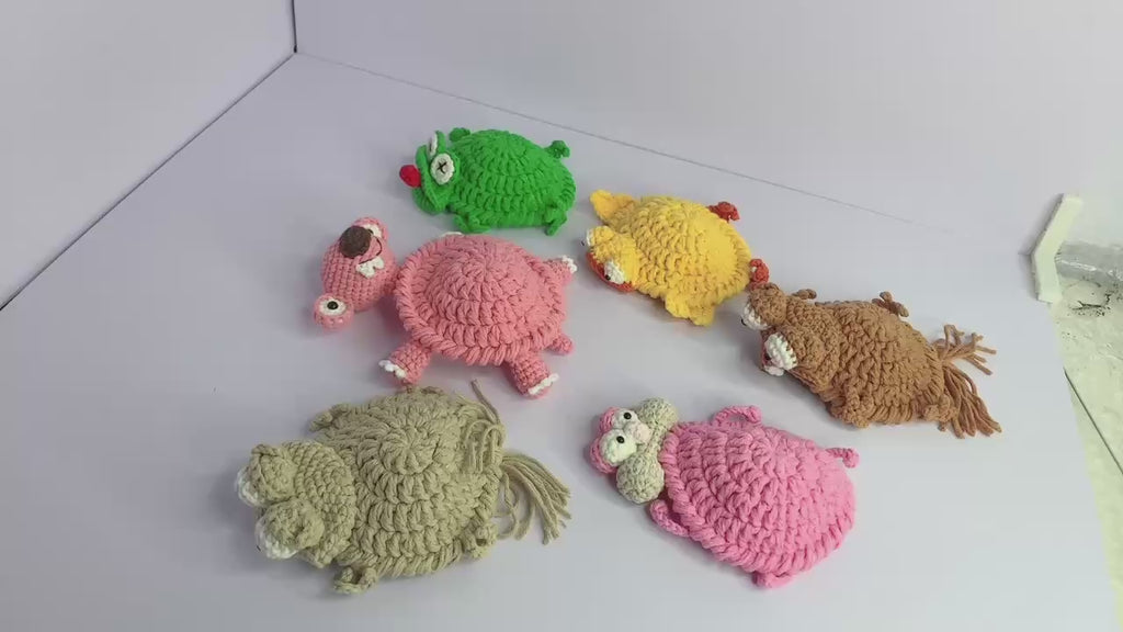 Sloth Crochet Coaster 🦥 Handmade Amigurumi Drink Coaster Cute Desk & Coffee Table Decor