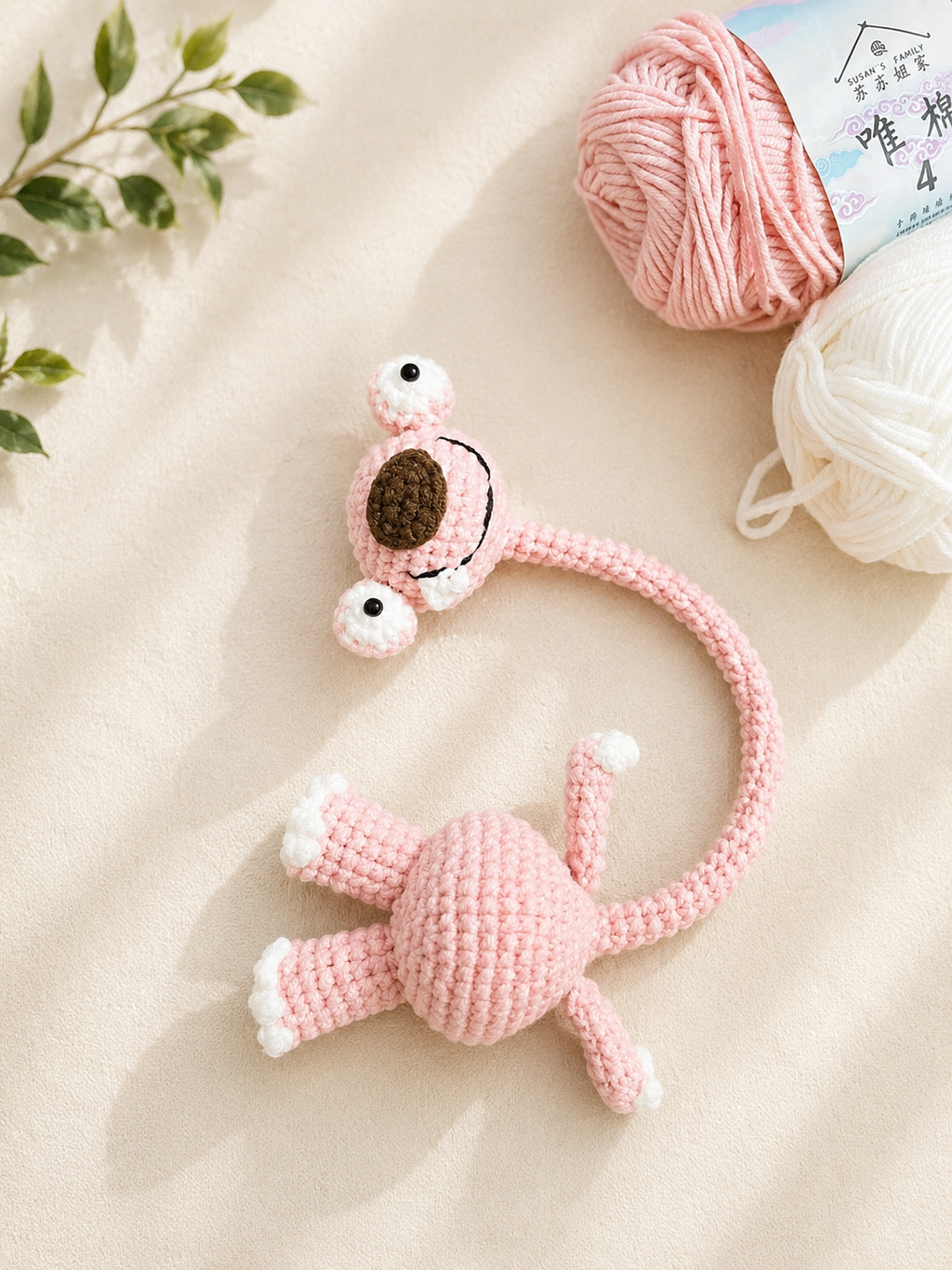 Adorable Handmade Crochet Bellsprout Inspired Plush | Cute Amigurumi Gift & Collectible