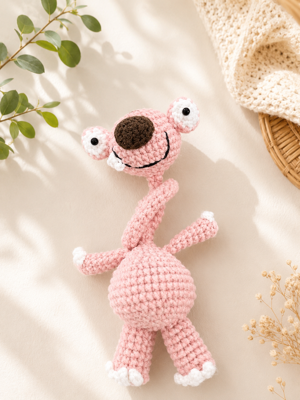 Adorable Handmade Crochet Bellsprout Inspired Plush | Cute Amigurumi Gift & Collectible