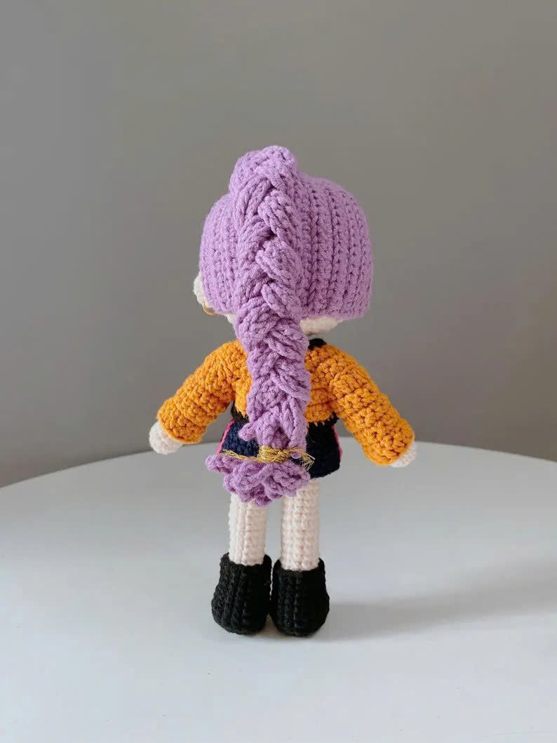 Handmade Crochet Doll – Cute Amigurumi Kpop Gift