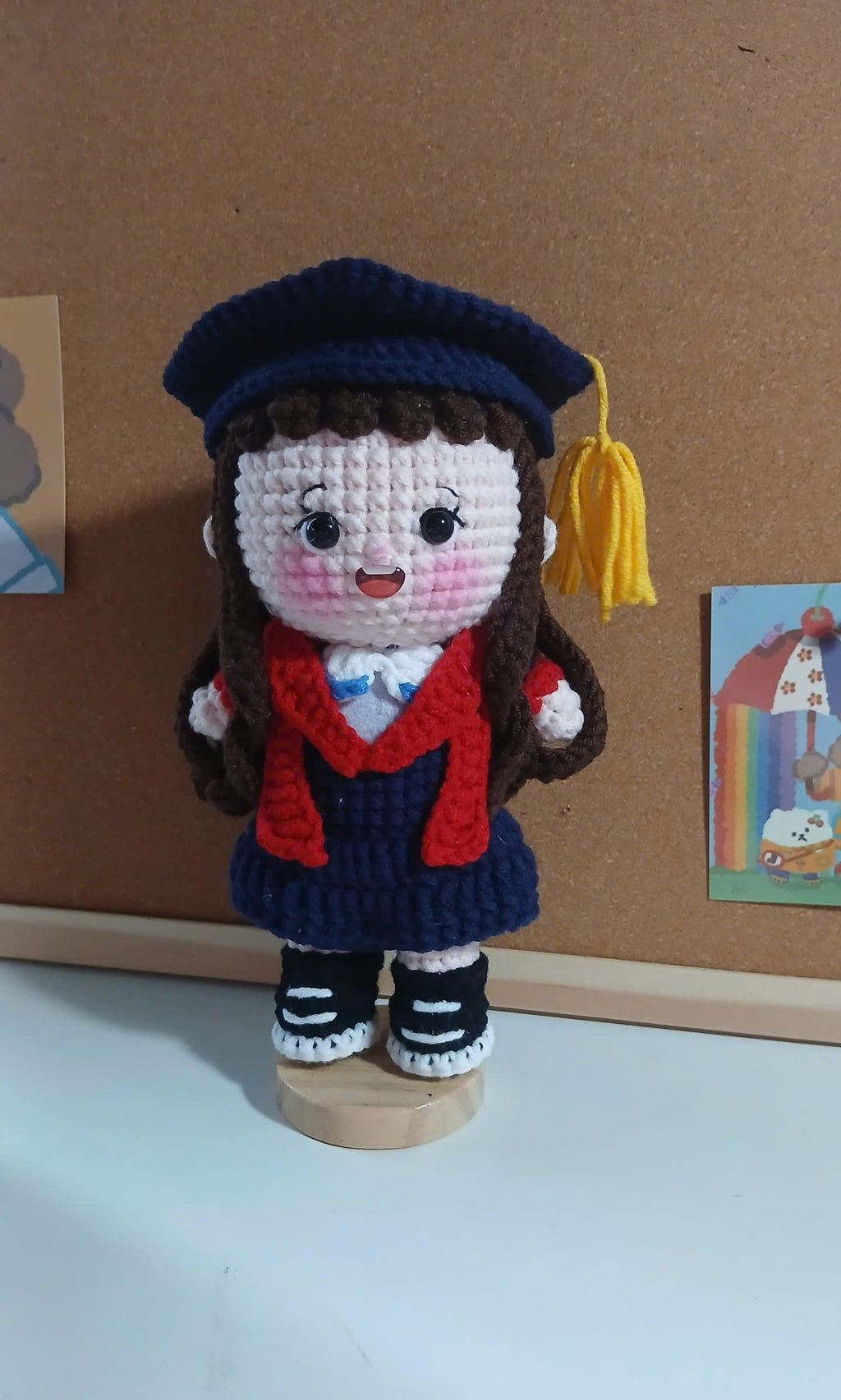 Cute Crochet Graduation Doll 🎓 | Handmade Amigurumi Gift for Students